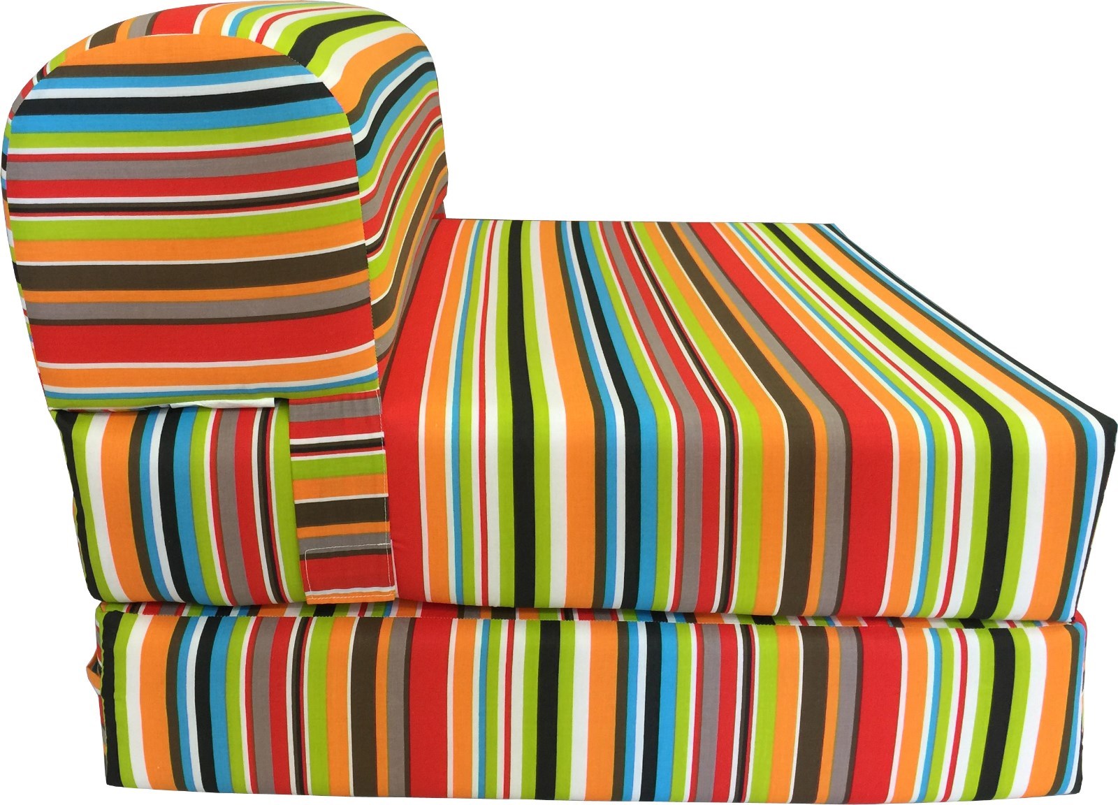 Multi Colors 6x32x70 Sleeper Chair Folding Foam Bed, Guest Beds Density 1.8 lbs gallery