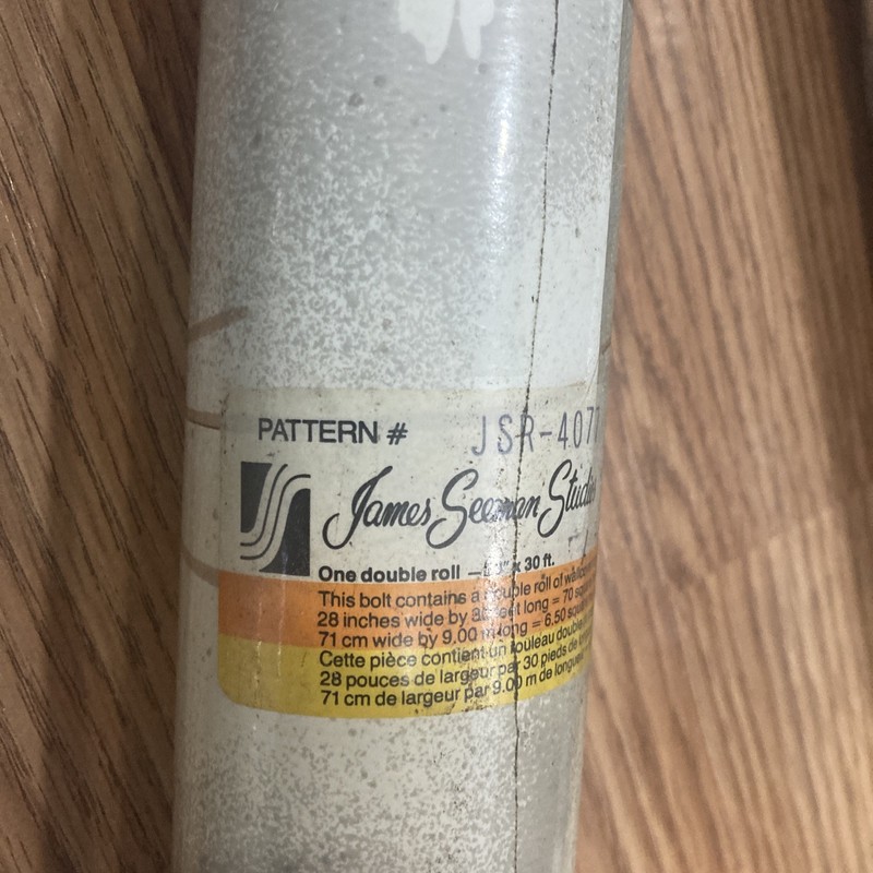 James Seeman Studio Floral Pattern Wallpaper 28”x30ft 3 Rolls Made In USA gallery