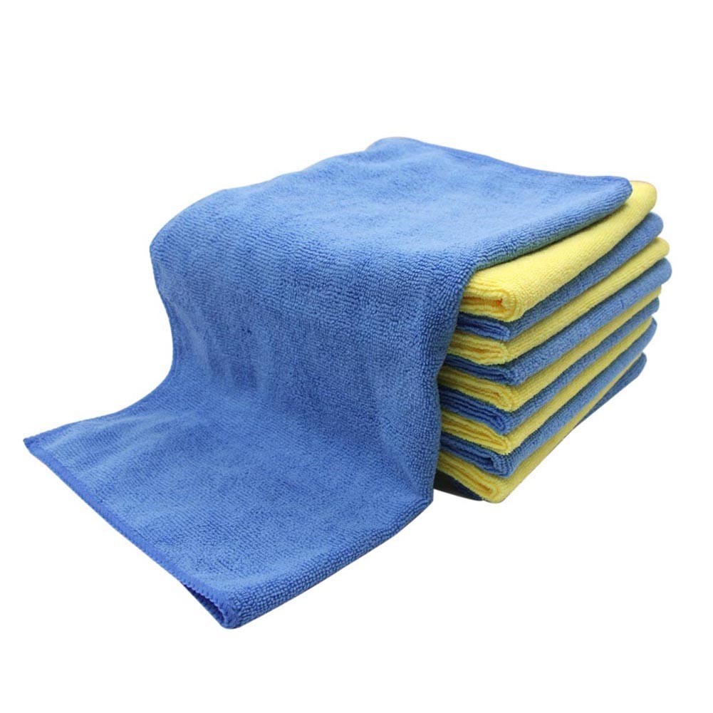 Microfiber Cleaning Cloth-12 Pack-14x14 inches-Lint Free-Streak Free gallery