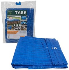20 ft X 12 ft Waterproof Multi Purpose Blue Tarp Poly Cover For Roof Car