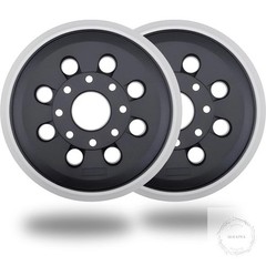 2 Pack 5 Inch 8 Hole Hook & Loop Replacement Sander Pad for 5″ Bosch ROS20VS,