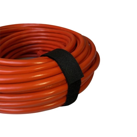 2 Pack Hyper Tough 100FT Outdoor Extension Cord 16AWG 3 Prong Orange Cord gallery