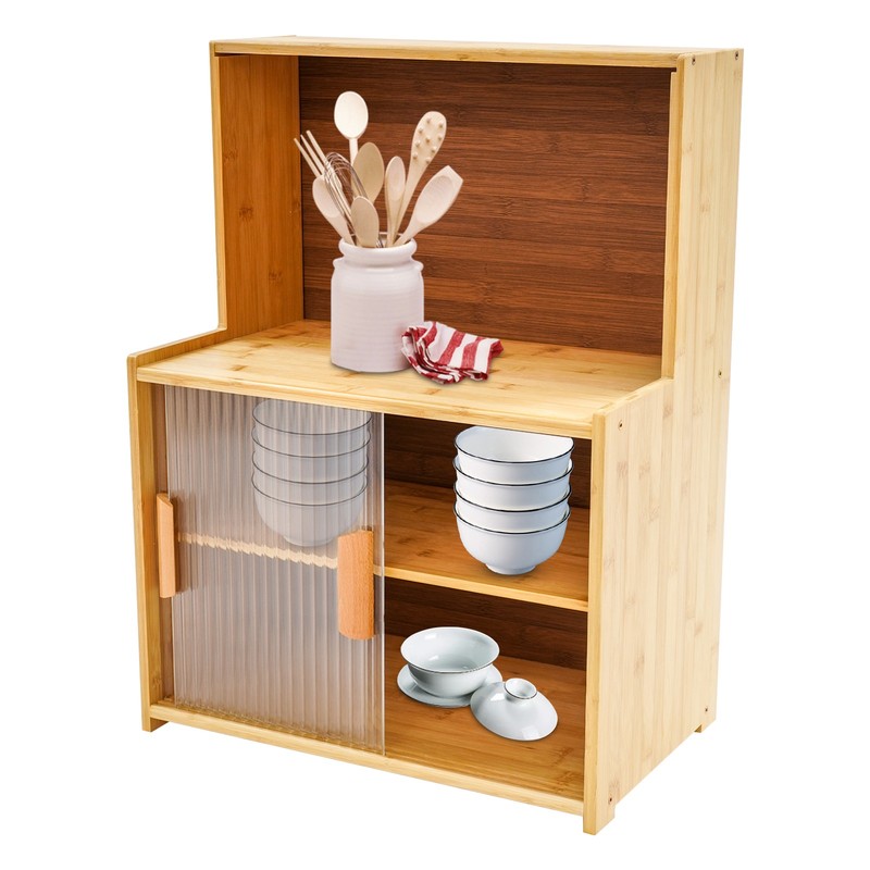 Kitchen Pantry Storage Cabinet Small Countertop Storage Sideboard Cupboard gallery