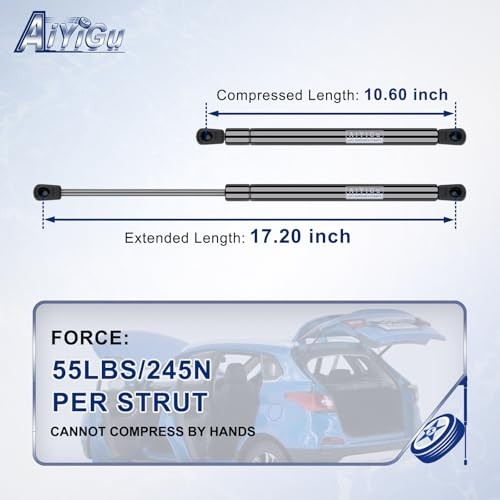 17 Inch 55LB/245N Gas Shock Strut Spring Lift Support for RV Camper Shell gallery