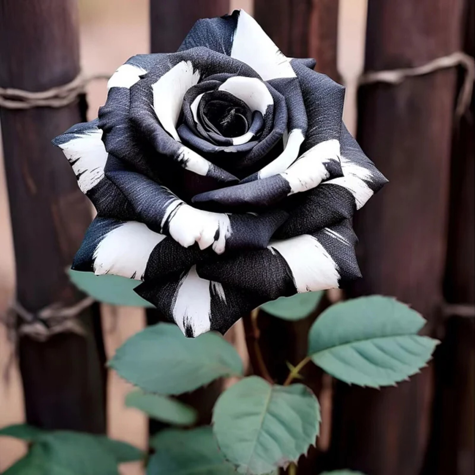 20pcs Rare Black & White Rose Seeds - Non-GMO Heirloom Variety gallery