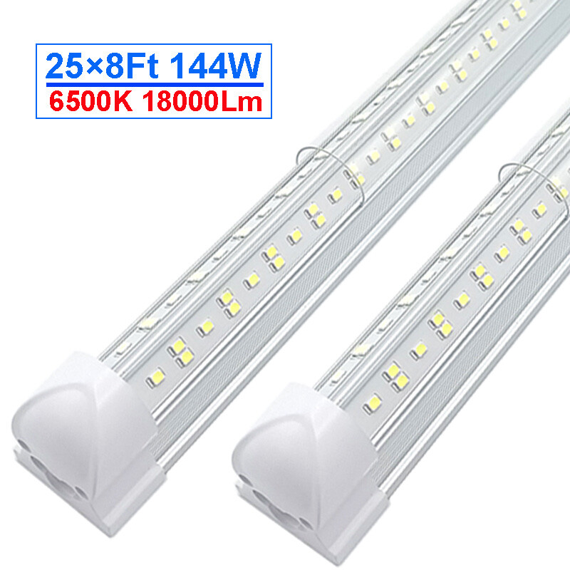 8' Led Shop Light Fixture Garage Ceiling Lights Av85-277V 144W 6500K Daylight gallery