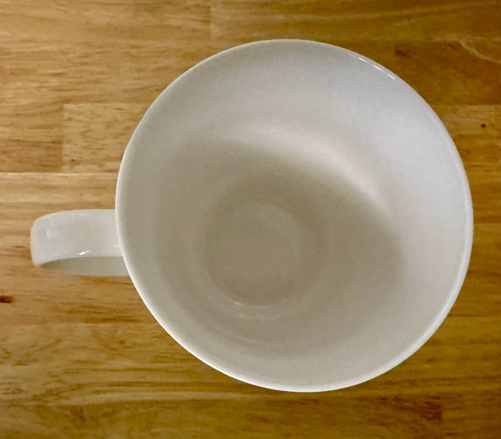Yellow, Green, White Coffee Mug - "It's a Beautiful World" - Excellent Condition gallery