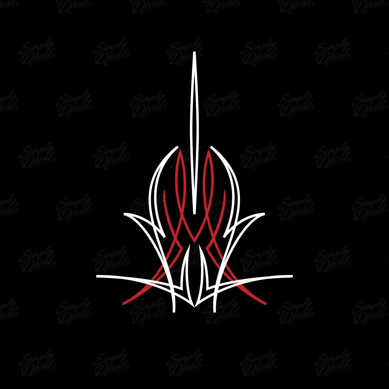 Hot Rod Pinstripe Decal - Vinyl Pinstripe Scrolls for Car Truck and Motorcycle gallery