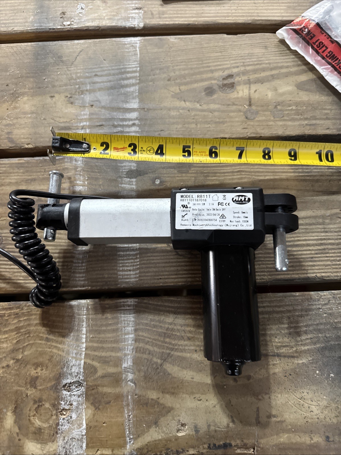 RMT model R811T headrest actuator motor gallery