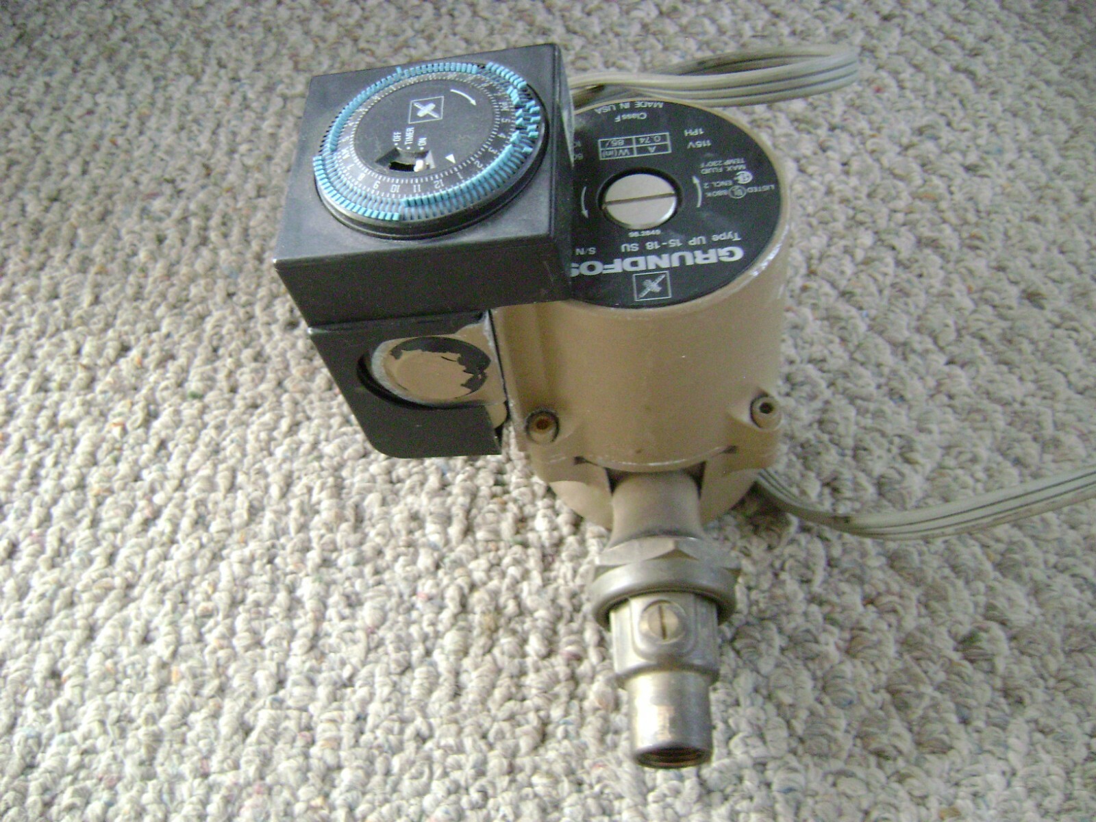 Grundfos Type UP 15-18 Circulator Pump PN-98264916 Made in USA gallery