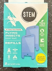 STEM Flying Insects Light Trap Refills. 2 Refill Cartridges. New.
