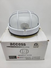 Access Lighting 20294 Outdoor Light 110/130V 7″ Nauticus Collection White NOS