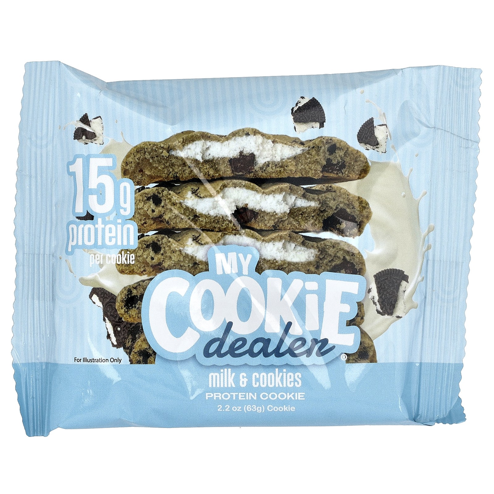 Protein Cookie, Milk & Cookies, 12 Cookies, 2.2 oz (63 g) Each gallery