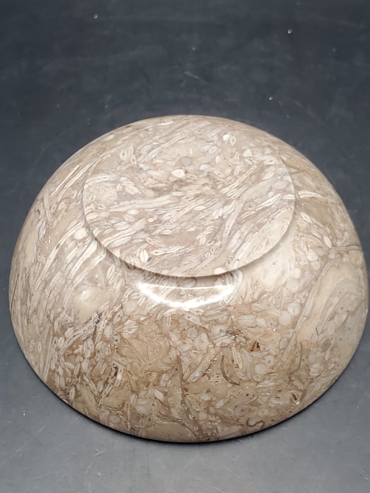 Fossil Marble Bowl 5" BB58 gallery
