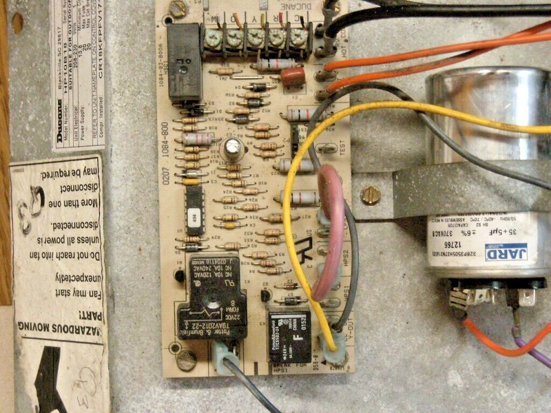 1084800A5-DUCANE HT PUMP CONTROL BD 1084-83-800A ASSY ,WHITE-RODGERS CONTACTOR gallery