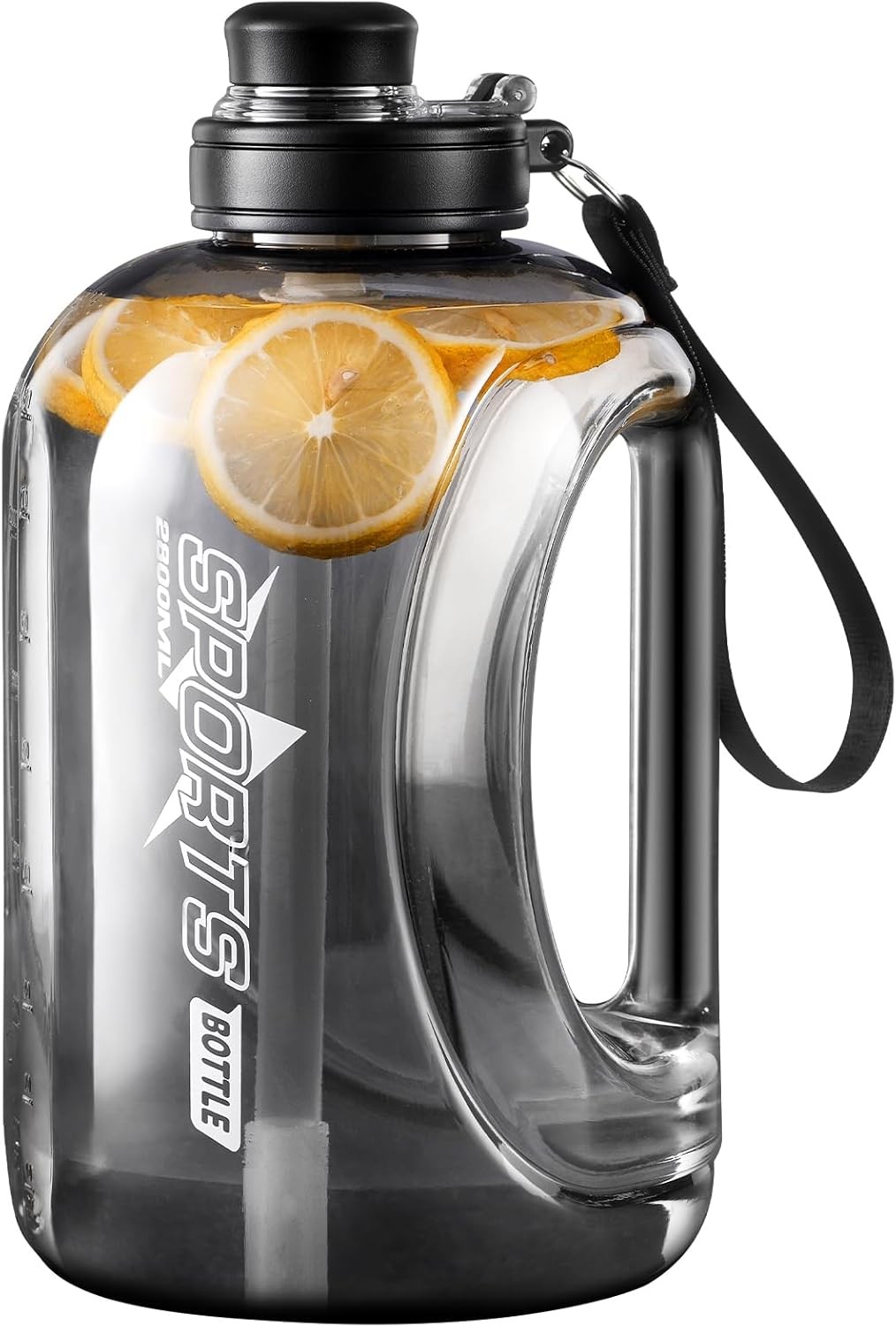 95 OZ Water Bottle with Straw, Portable Handle, BPA Free, Eco-Friendly, Perfect gallery