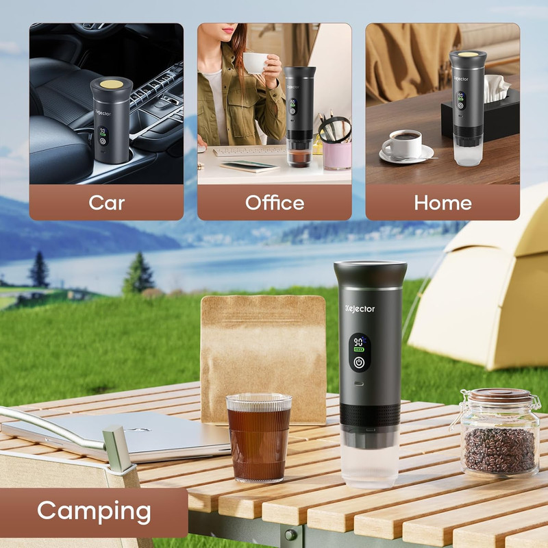 Compact Battery-Operated Espresso Maker for Travel, Camping & Hiking gallery