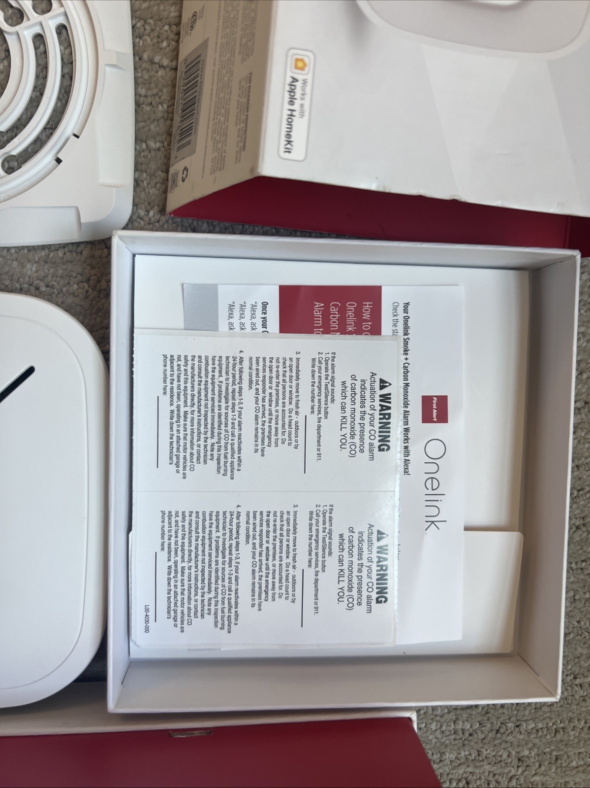 First Alert Onelink 1042136 Smart Smoke/Carbon Monoxide Alarm - PRE-OWNED gallery