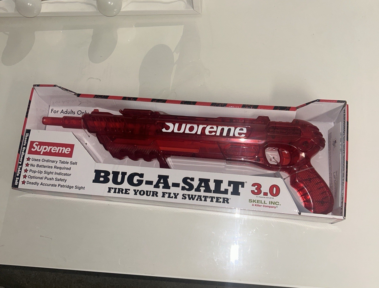 Supreme Bug-a-Salt 3.0 SS26 Bug Table Salt Gun IN HAND gallery