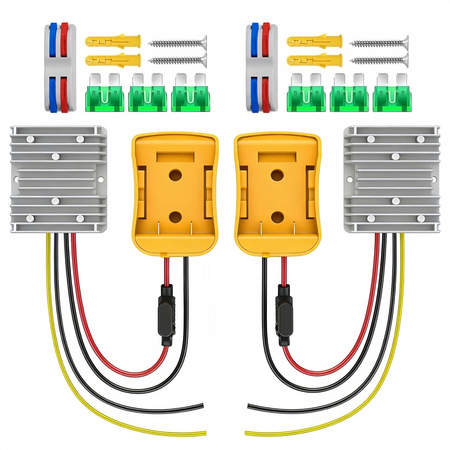 Voltage Reducer，240W 20A Step Down Converter Adapter Compatible with Dewalt 20V gallery
