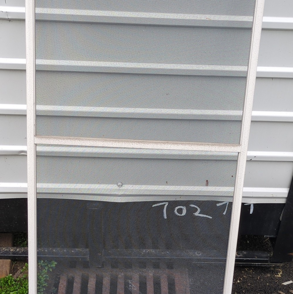 White Window Screen Panel Screen with Frame 20 x 47" in white. Easy Install