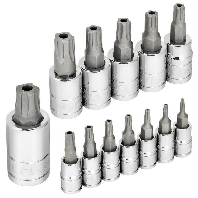 13Piece TamperProof Torx Plus Bit Socket Set, 5 Lobe Security, TPR8/IPR8 to T... gallery
