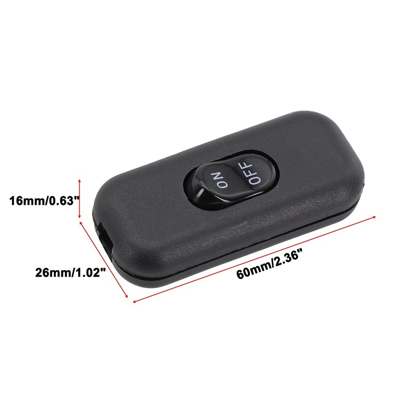 Home Office Switch Inline Switch 110-250 Volts Cord Switch Maximum Load 100W gallery