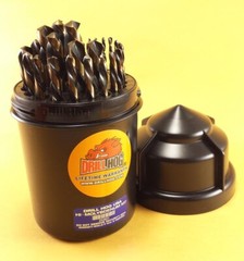 29 Pc Left Hand Drill Bits Drill Bit Set Handed Drill Hog® Lifetime Warranty
