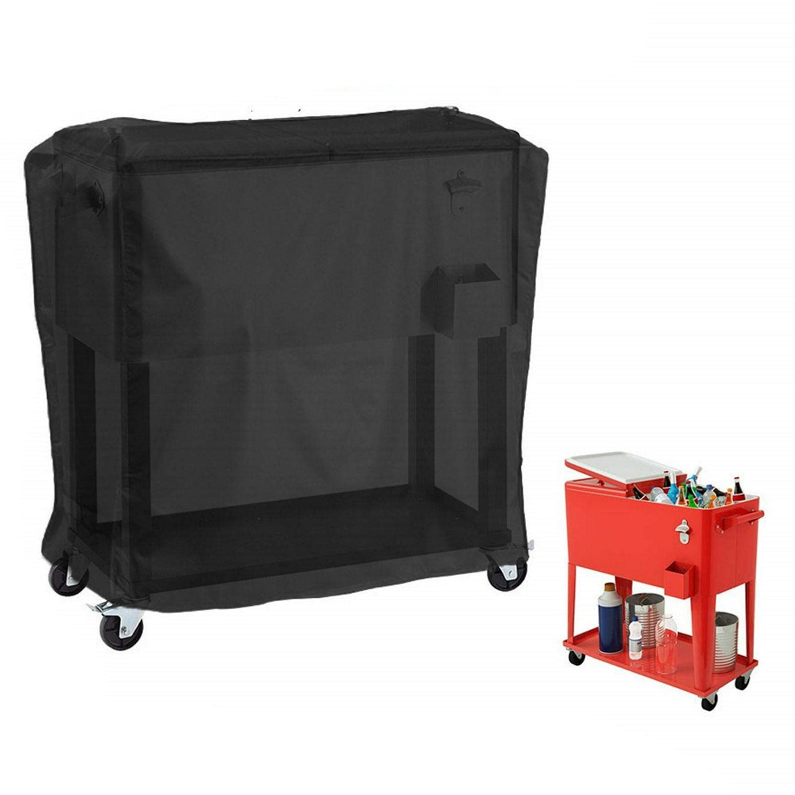 Cooler Cart Cover, Universal Waterproof 190T Polyester Fit for Most 80 QT Rol... gallery