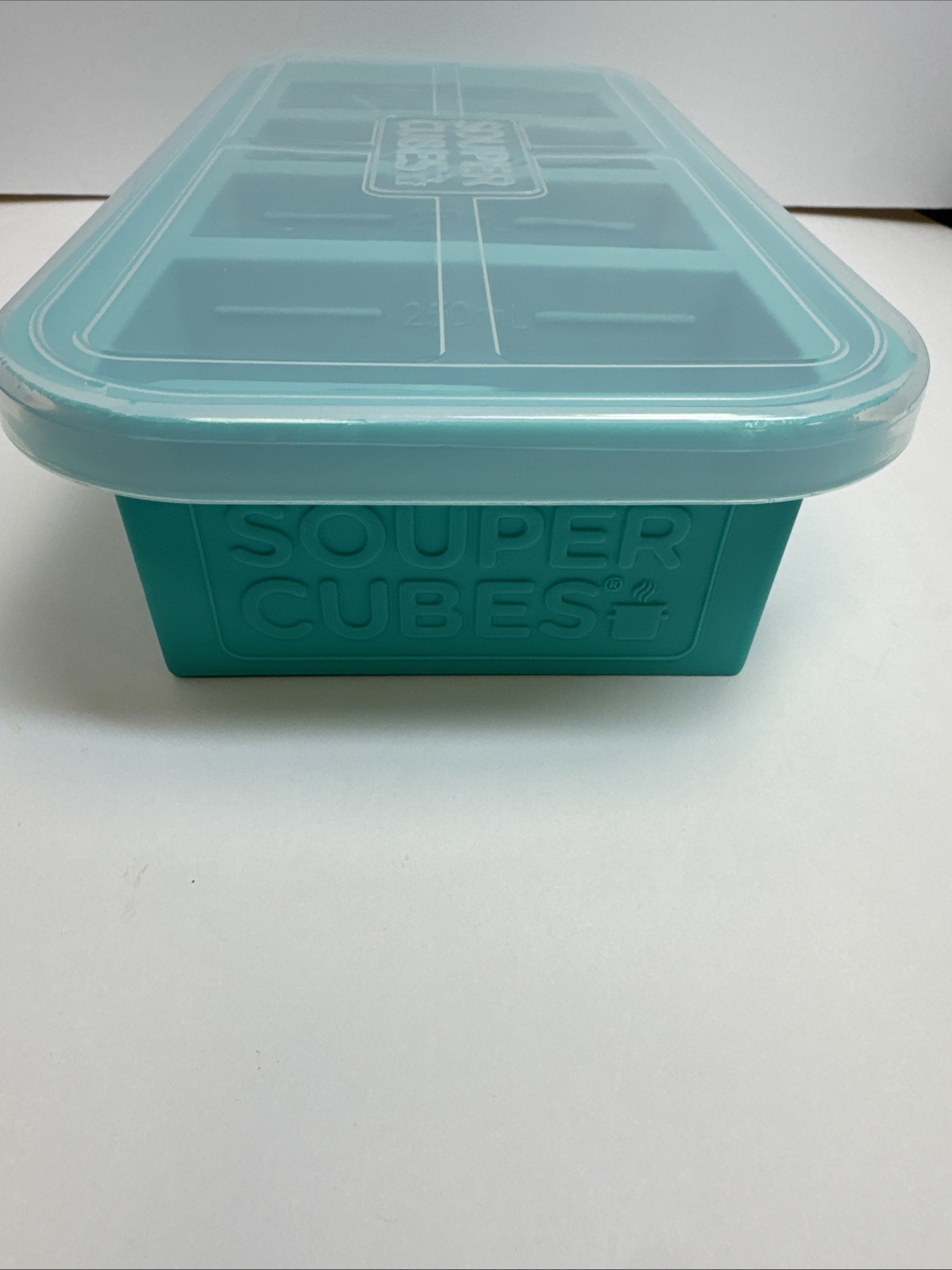 Souper Cubes 1 Cup Freezing Tray Freezer Storage 4 Servings With Lid NWOT gallery
