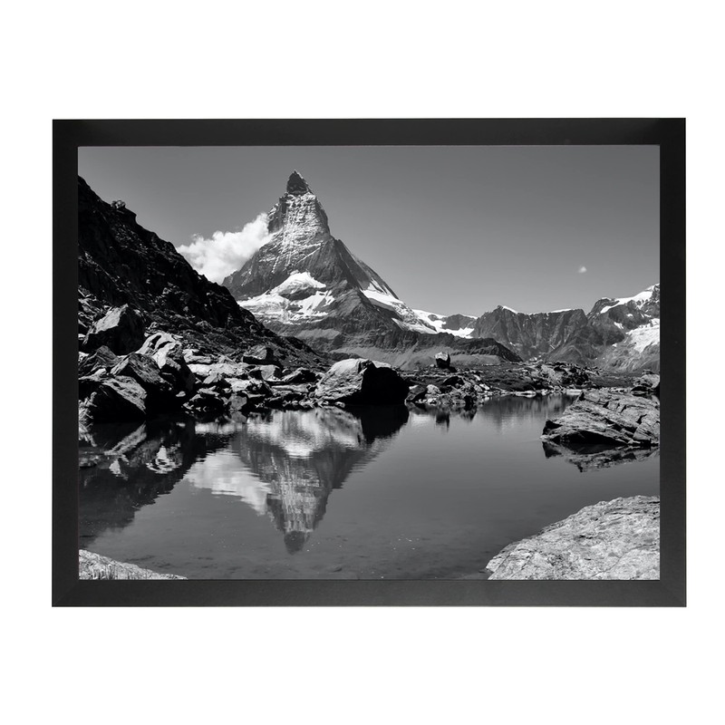 FrameWorks 16” x 20” 2-Pack Black Back-Loading Wooden Poster Frame with gallery