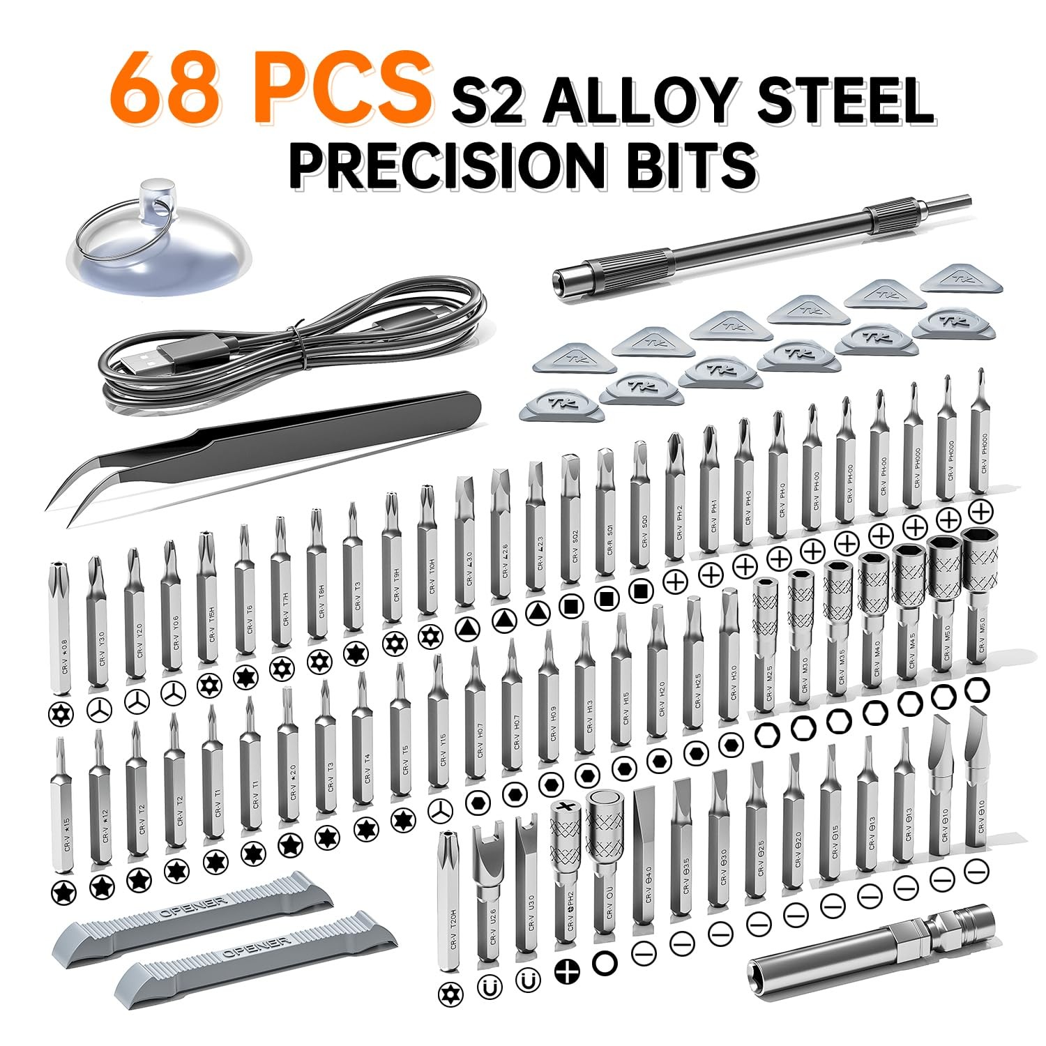 88-IN-1 Mini Electric Screwdriver Set is a comprehensive electric precision t... gallery