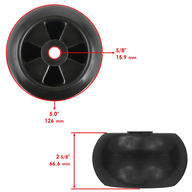 Deck Wheels & Rollers With Pin For John Deere X320 X324 X330 X340 X350 X354 X360 gallery