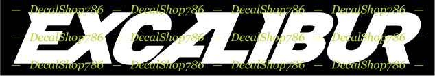 Excalibur Crossbows [Text] - Outdoor/Hunting - Vinyl Die-Cut Peel N' Stick Decal gallery