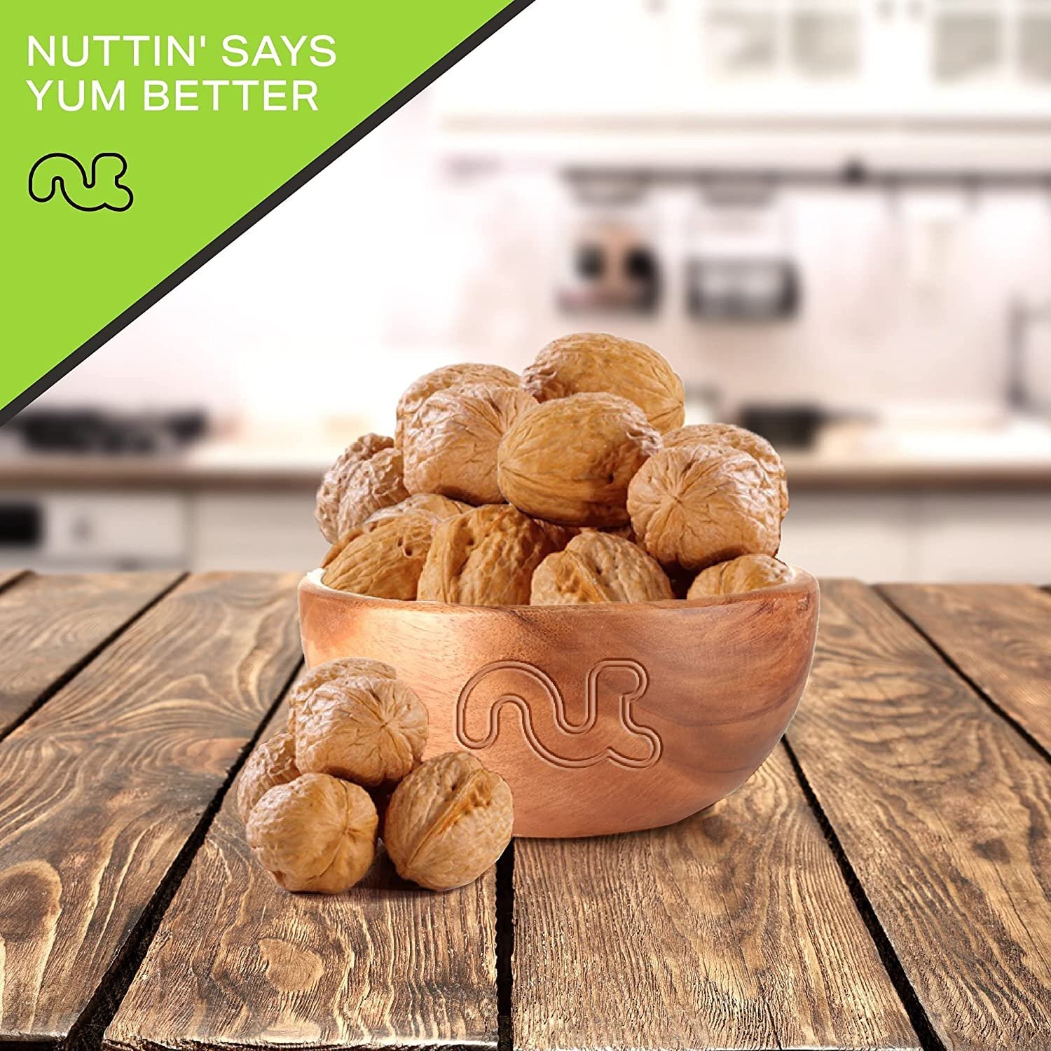 Nut Cravings - Raw Walnuts In Shell, Whole, (32oz - 2 LB) Packed Fresh in... gallery