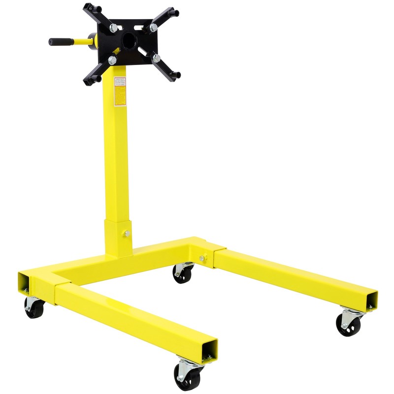 1250LBS Mobile Engine Stand 360°Adjustable Mounting Head Heavy-Duty Steel Frame gallery