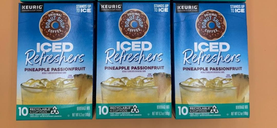 Donut Shop Iced Refreshers Pineapple Passionfruit Keurig K-Cup Pods 30 Count gallery