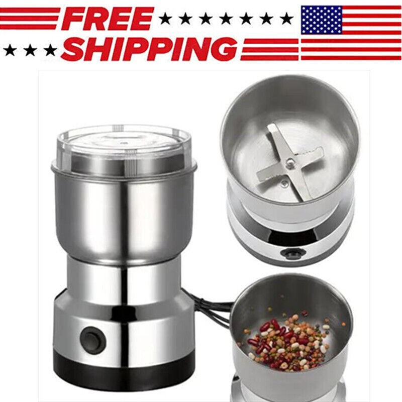 Electric Coffee Bean Grinder Nut Seed Herb Grind Spice Crusher Mill Blender USA gallery