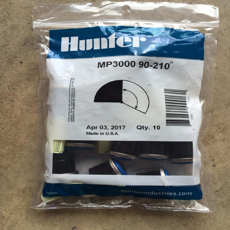 Fluidra Mp300090 10 Pack Hunter Sprinkler Mp Rotator 22 - 30 Radius And gallery