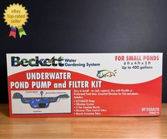 ⚡️NEW Beckett BF350A20 Underwater Pond & Filter Kit Up To 400 Gallons ⚠️SEALED