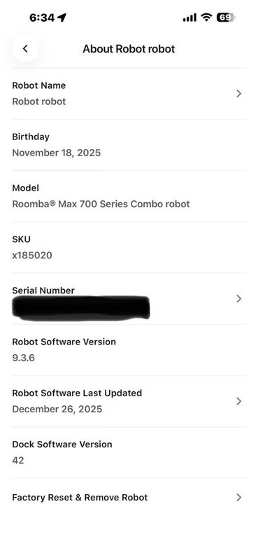 iRobot Roomba Max 705 Combo + AutoWash Dock - PowerSpin Mop, LiDAR Nav- Used gallery