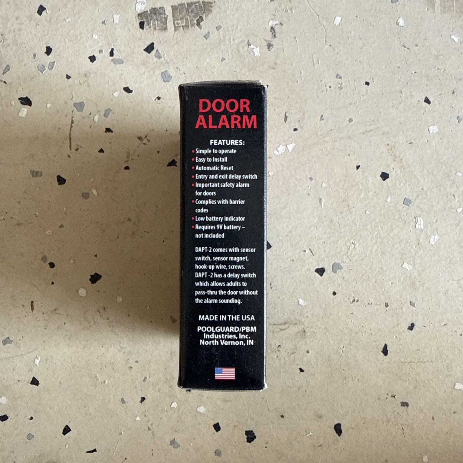 PoolGuard DAPT-2 Pool Door Alarm - White UL 2017 85 dB at 10 feet gallery