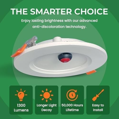 LED Downlight 6 Inch | 16W Dimmable w/ 90 Min Emergency Battery E2 Lighting gallery