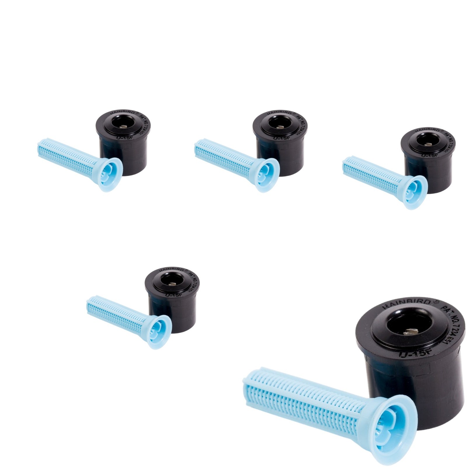 5 Rain Bird U15F 360° Full-Circle Dual Spray Pattern Nozzles, 15' Radius gallery