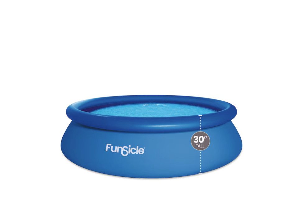 Funsicle 10Fee x30inches QuickSet Inflatable Ring Top Outdoor Above Ground Pool gallery