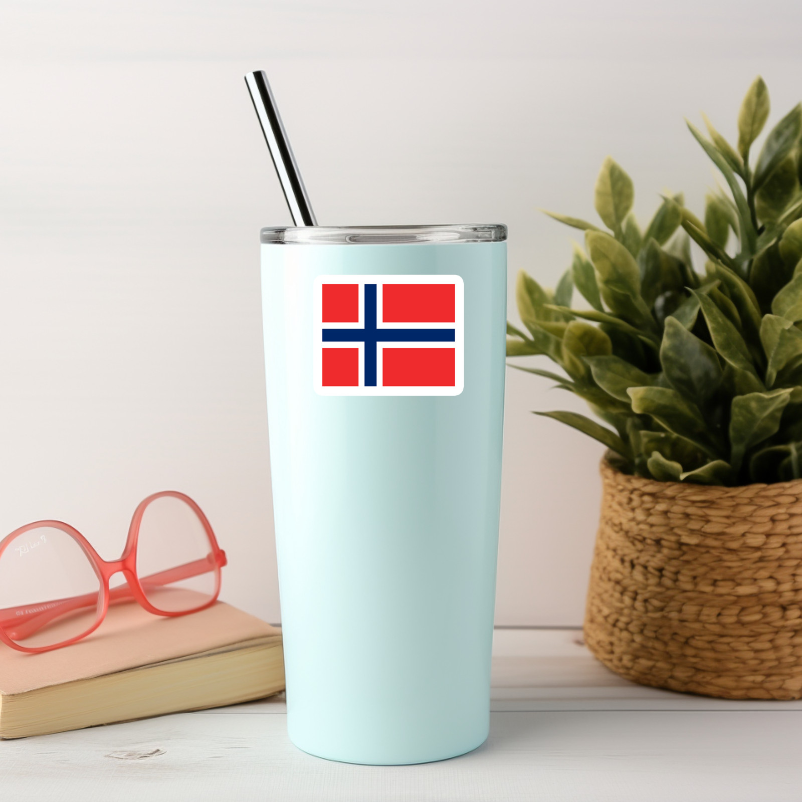 6 Pack Norway Flag Decals - Durable Weatherproof Vinyl Stickers gallery