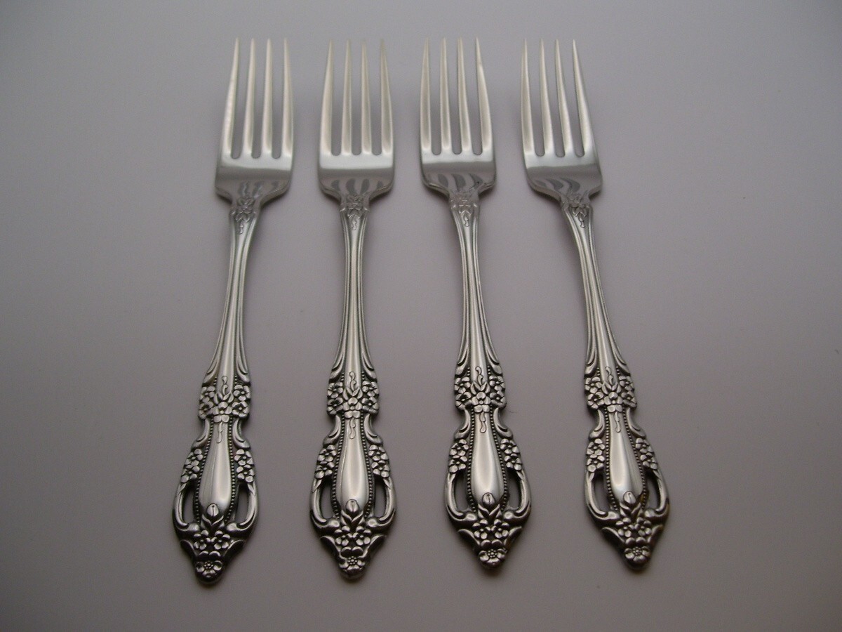 Oneida Stainless RAPHAEL Set of 4 Dinner Forks gallery