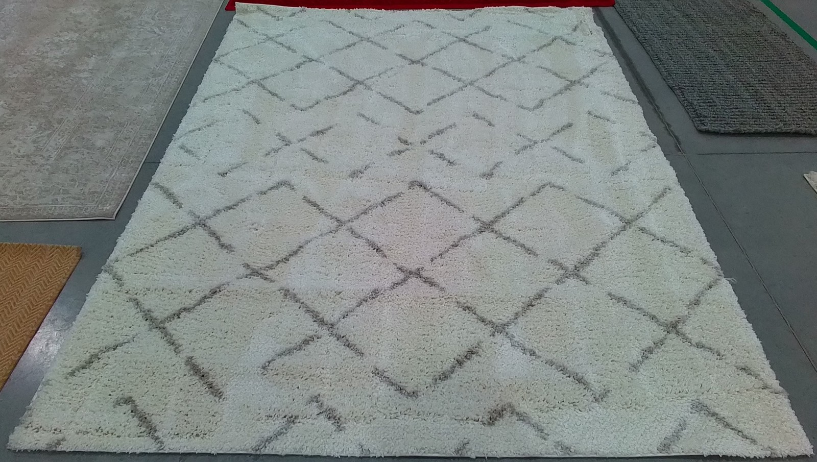 IVORY / BEIGE 6'-7" x 9'-2" Back Stain Rug, Reduced Price 1172802468 ASG743A-7 gallery