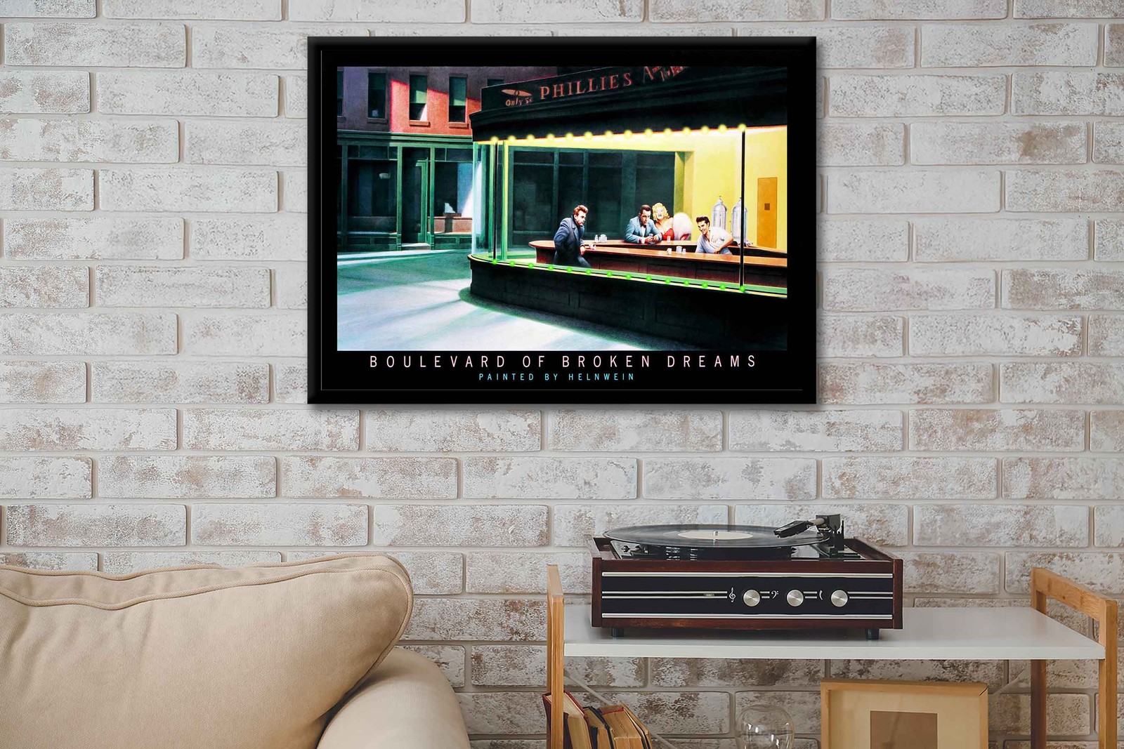 LED Lighted Framed Wall Art Light Up Picture Electric Art Gallery gallery