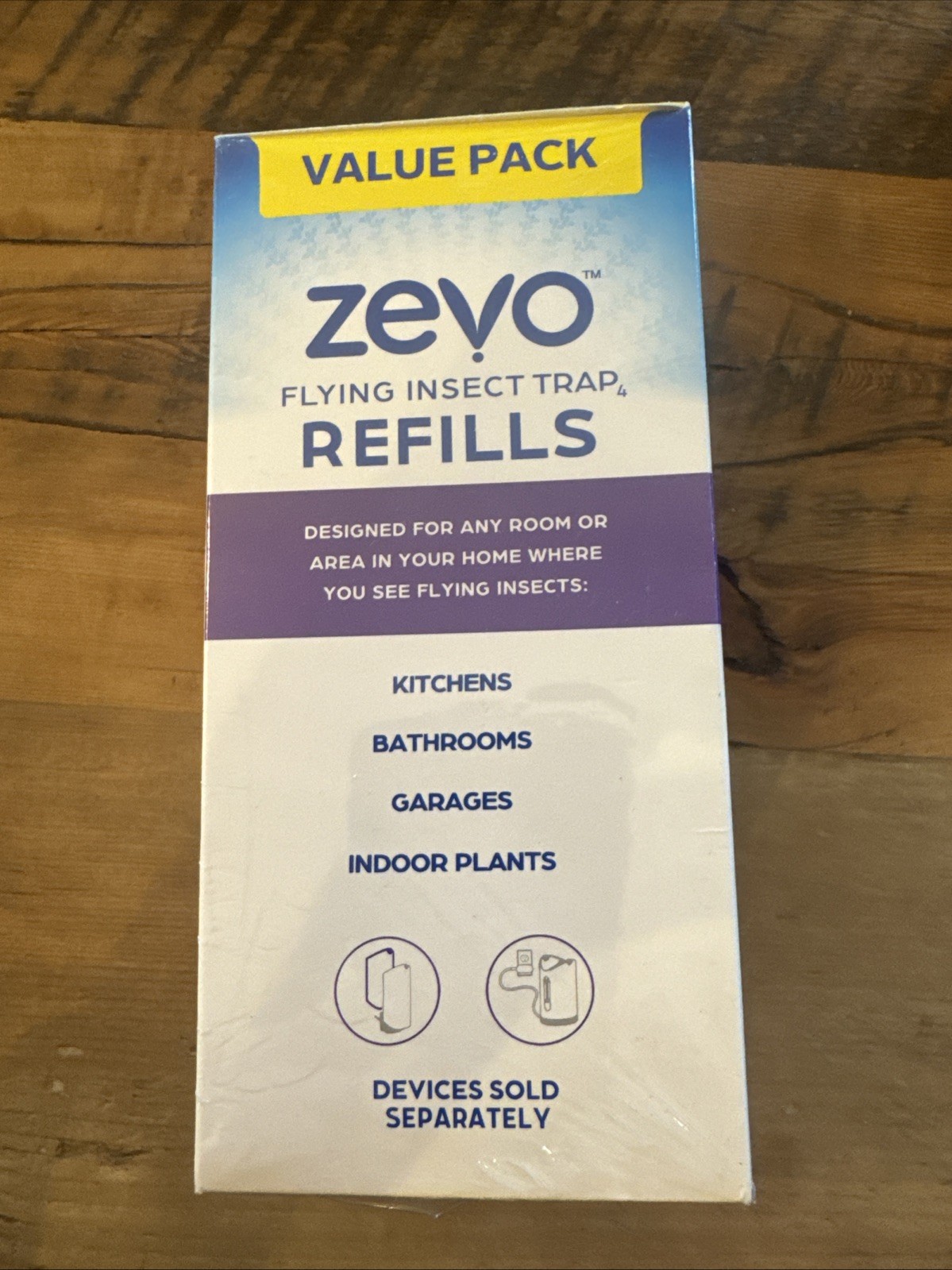 Zevo Flying Insect Trap, Fly Trap Refill Cartridges 4 Cartridges gallery